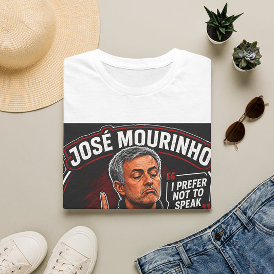 José Mourinho 'I Prefer Not to Speak' T-Shirt — Funny Football Manager Quote