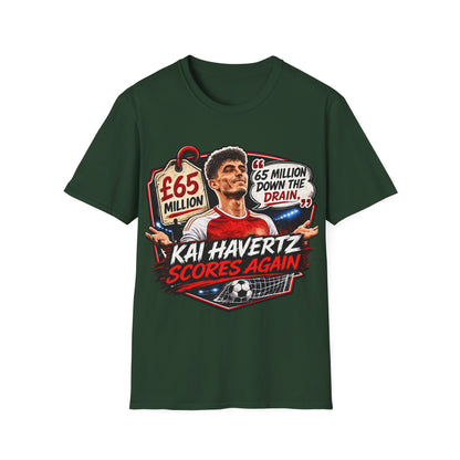 Kai Havertz '65 Million Down the Drain' T-Shirt — Arsenal Football Tee
