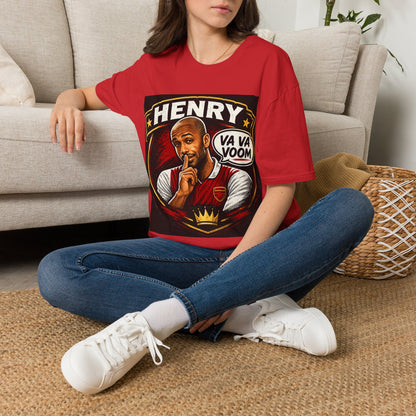 Arsenal 'Va Va Boom' Henry Football Legend T-Shirt