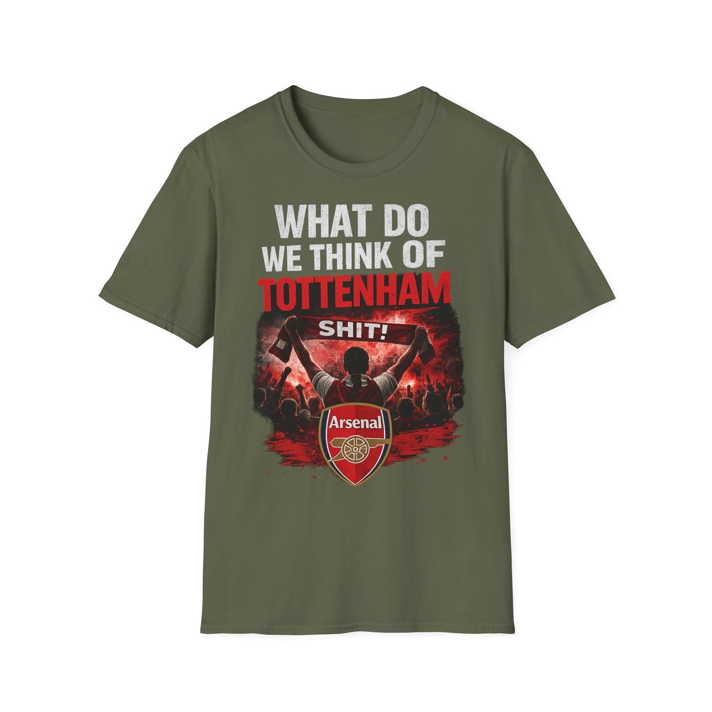 Arsenal "What Do We Think of Tottenham?" T-Shirt — Football Rivalry Tee