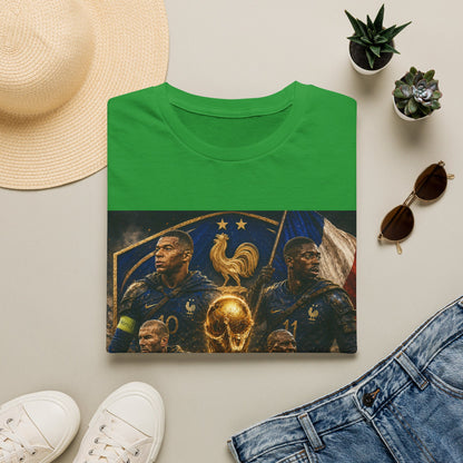 France World Cup 2026 T-Shirt — "Imbattable" (Mbappé, Dembélé, Saliba, Cherki)