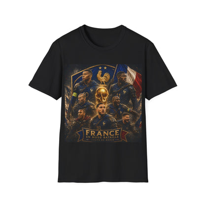 France World Cup 2026 T-Shirt — "Imbattable" (Mbappé, Dembélé, Saliba, Cherki)