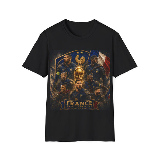 France World Cup 2026 T-Shirt — "Imbattable" (Mbappé, Dembélé, Saliba, Cherki)