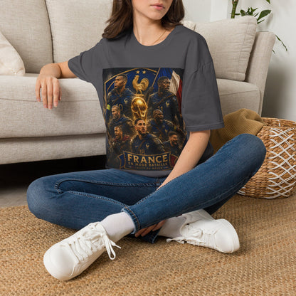 France World Cup 2026 T-Shirt — "Imbattable" (Mbappé, Dembélé, Saliba, Cherki)