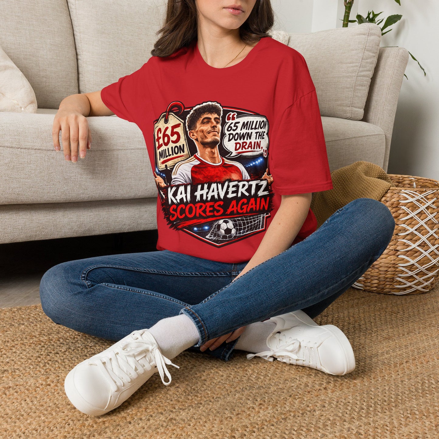 Kai Havertz '65 Million Down the Drain' T-Shirt — Arsenal Football Tee