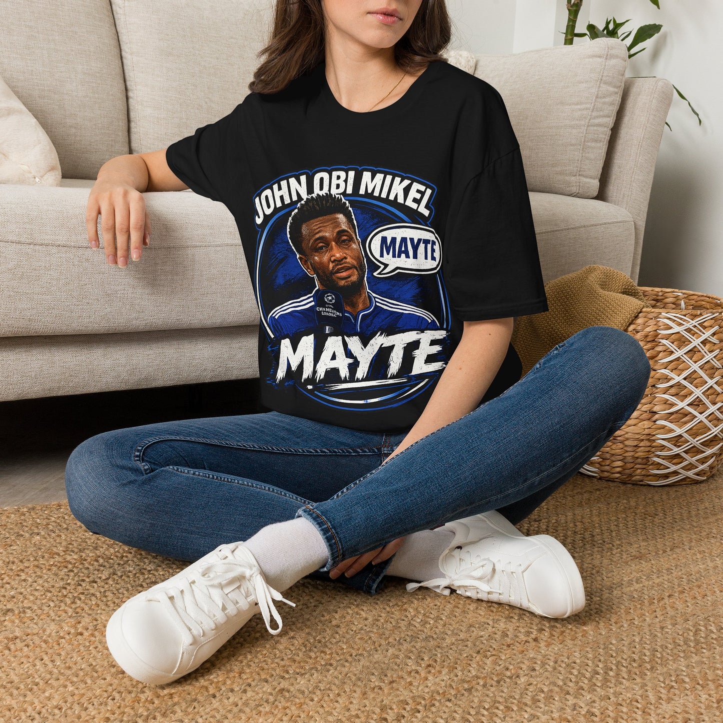 John Obi Mikel Premier League Legend T-Shirt — Funny Podcast Quote