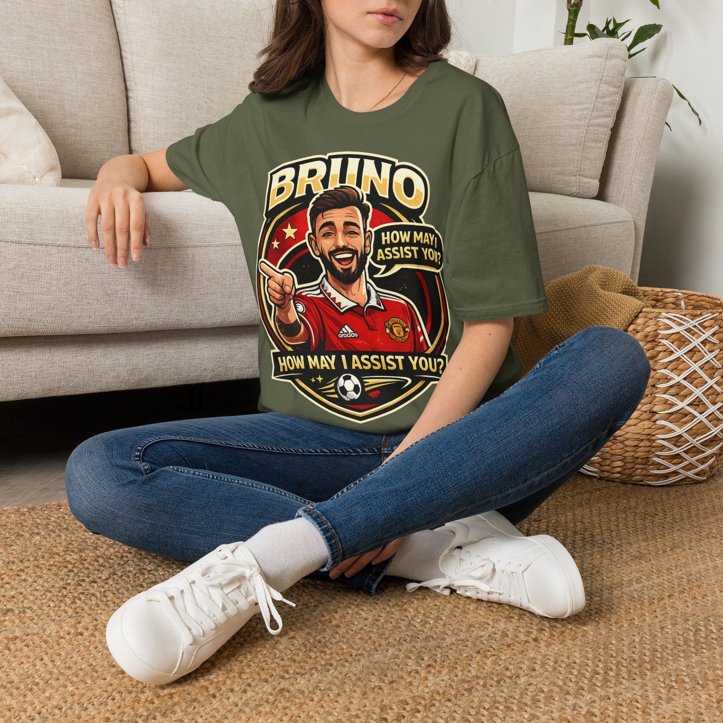 Bruno Fernandes Assist Record Celebration T-Shirt — Man United Fan Tee