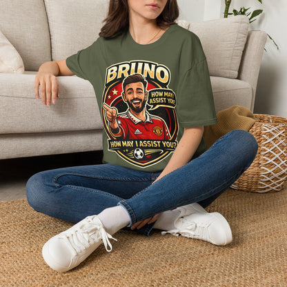 Bruno Fernandes Assist Record Celebration T-Shirt — Man United Fan Tee