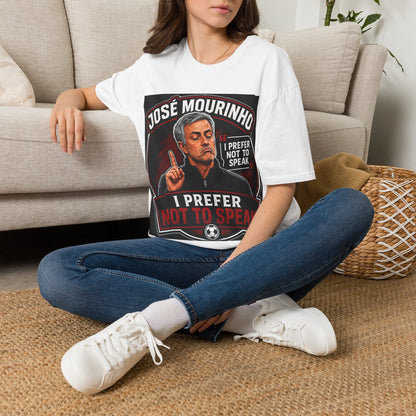 José Mourinho 'I Prefer Not to Speak' T-Shirt — Funny Football Manager Quote