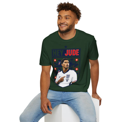 Hey Jude - Jude Bellingham England T-Shirt — Retro Football Graphic Tee