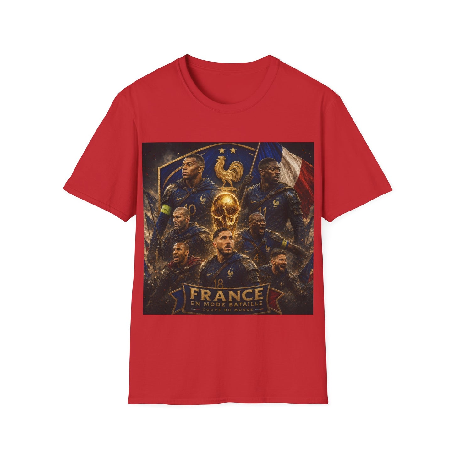France World Cup 2026 T-Shirt — "Imbattable" (Mbappé, Dembélé, Saliba, Cherki)