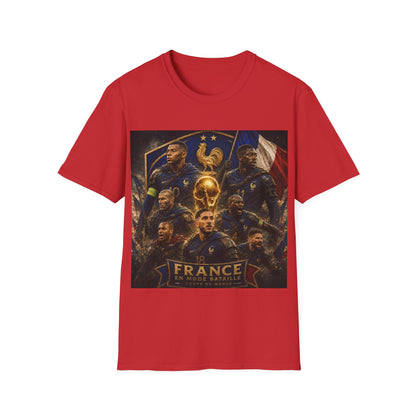 France World Cup 2026 T-Shirt — "Imbattable" (Mbappé, Dembélé, Saliba, Cherki)