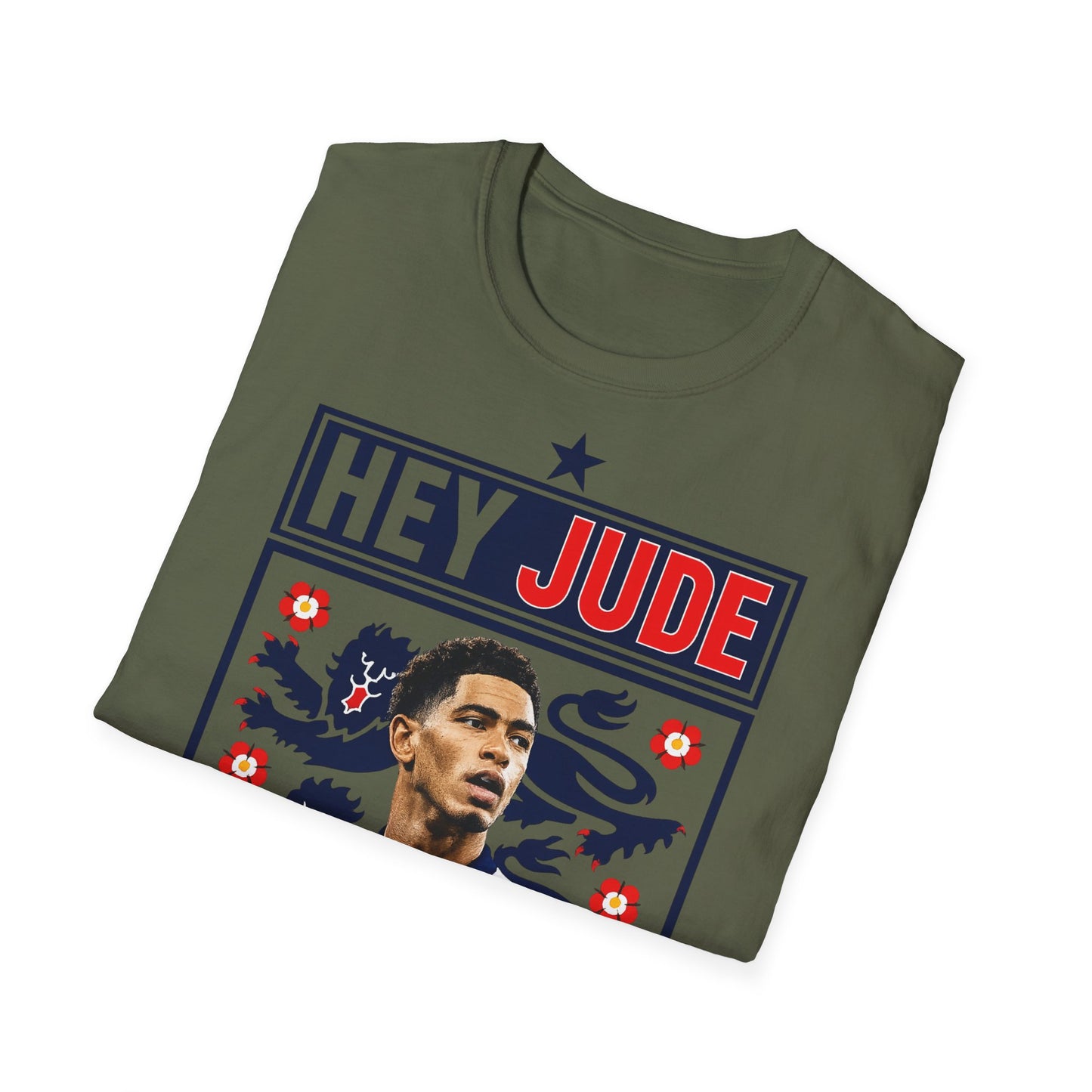 Hey Jude - Jude Bellingham England T-Shirt — Retro Football Graphic Tee