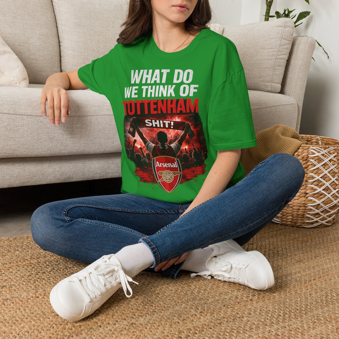 Arsenal "What Do We Think of Tottenham?" T-Shirt — Football Rivalry Tee