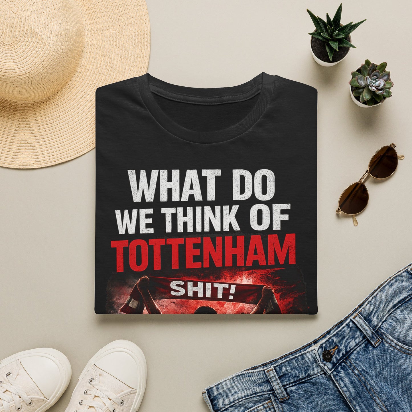 Arsenal "What Do We Think of Tottenham?" T-Shirt — Football Rivalry Tee