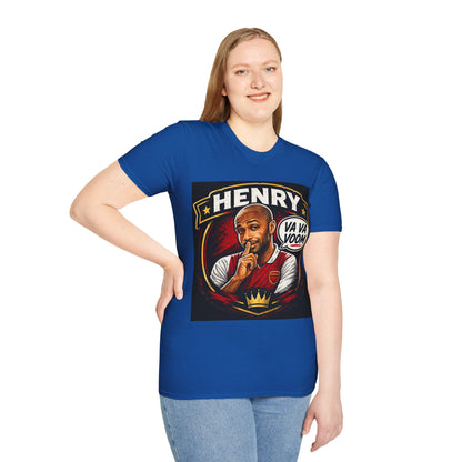 Arsenal 'Va Va Boom' Henry Football Legend T-Shirt