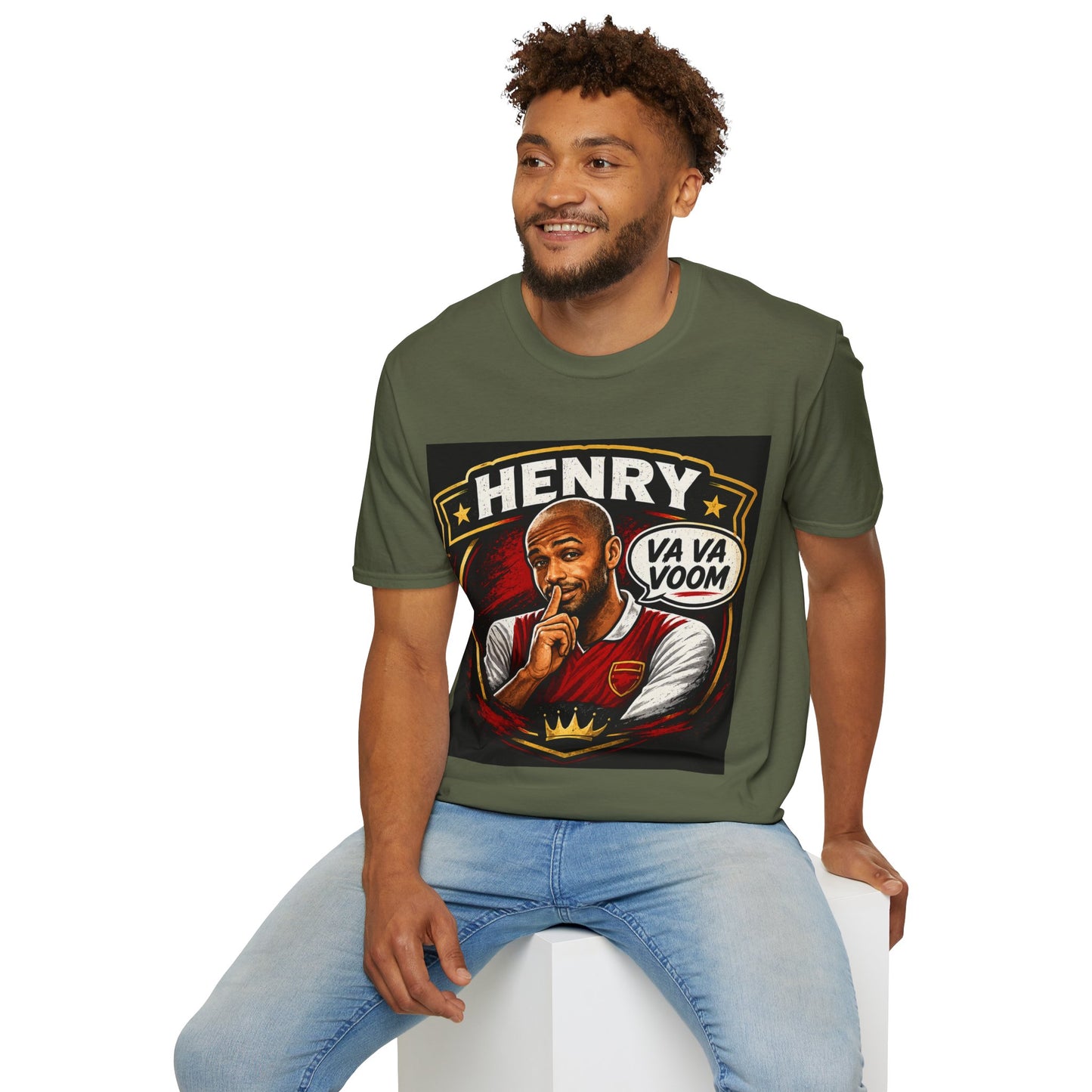 Arsenal 'Va Va Boom' Henry Football Legend T-Shirt
