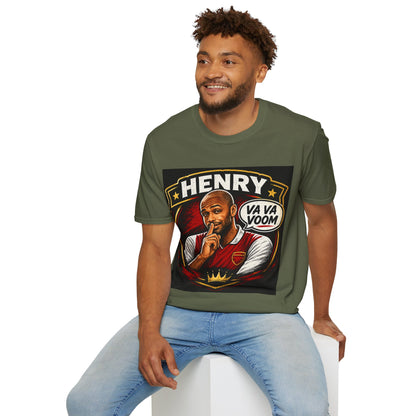 Arsenal 'Va Va Boom' Henry Football Legend T-Shirt