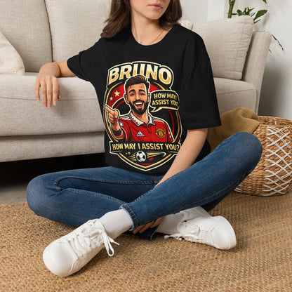 Bruno Fernandes Assist Record Celebration T-Shirt — Man United Fan Tee