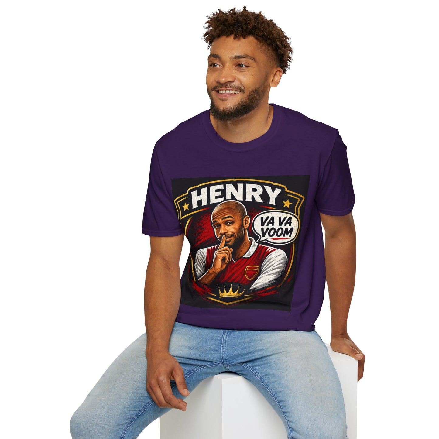 Arsenal 'Va Va Boom' Henry Football Legend T-Shirt