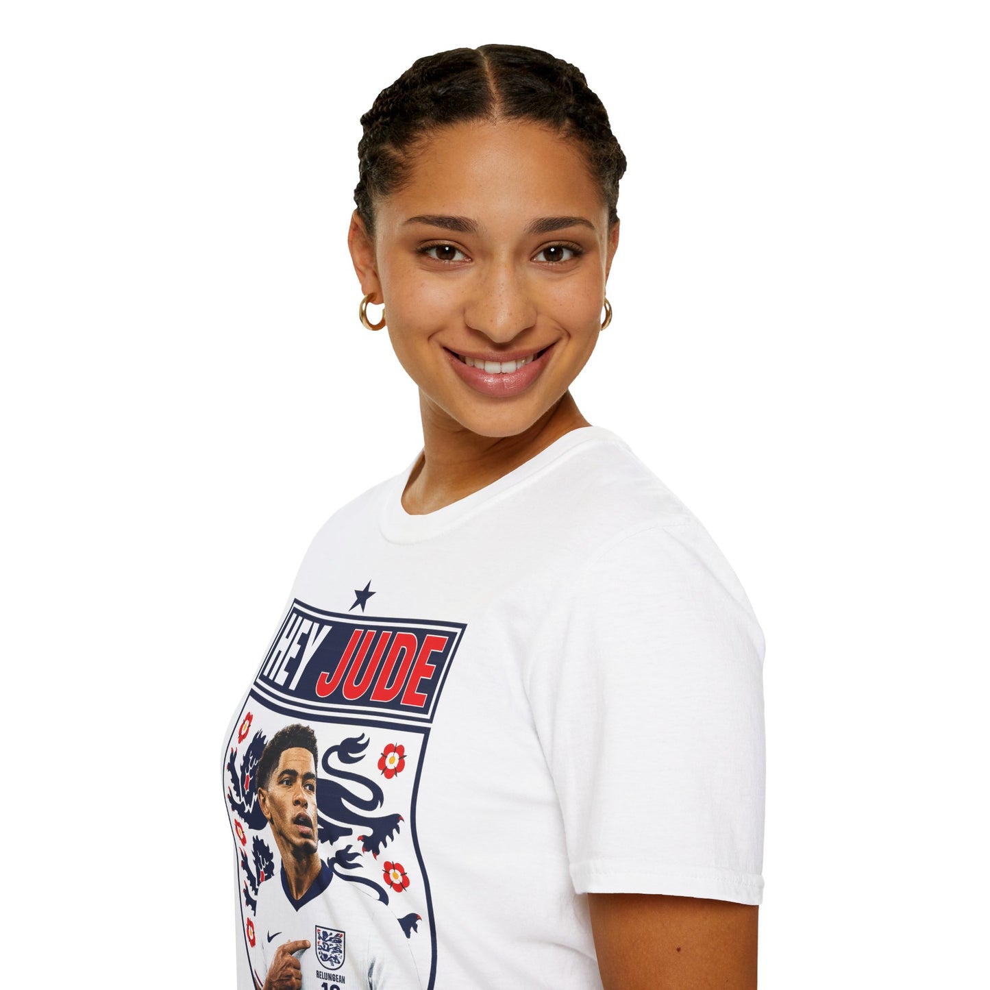 Hey Jude - Jude Bellingham England T-Shirt — Retro Football Graphic Tee