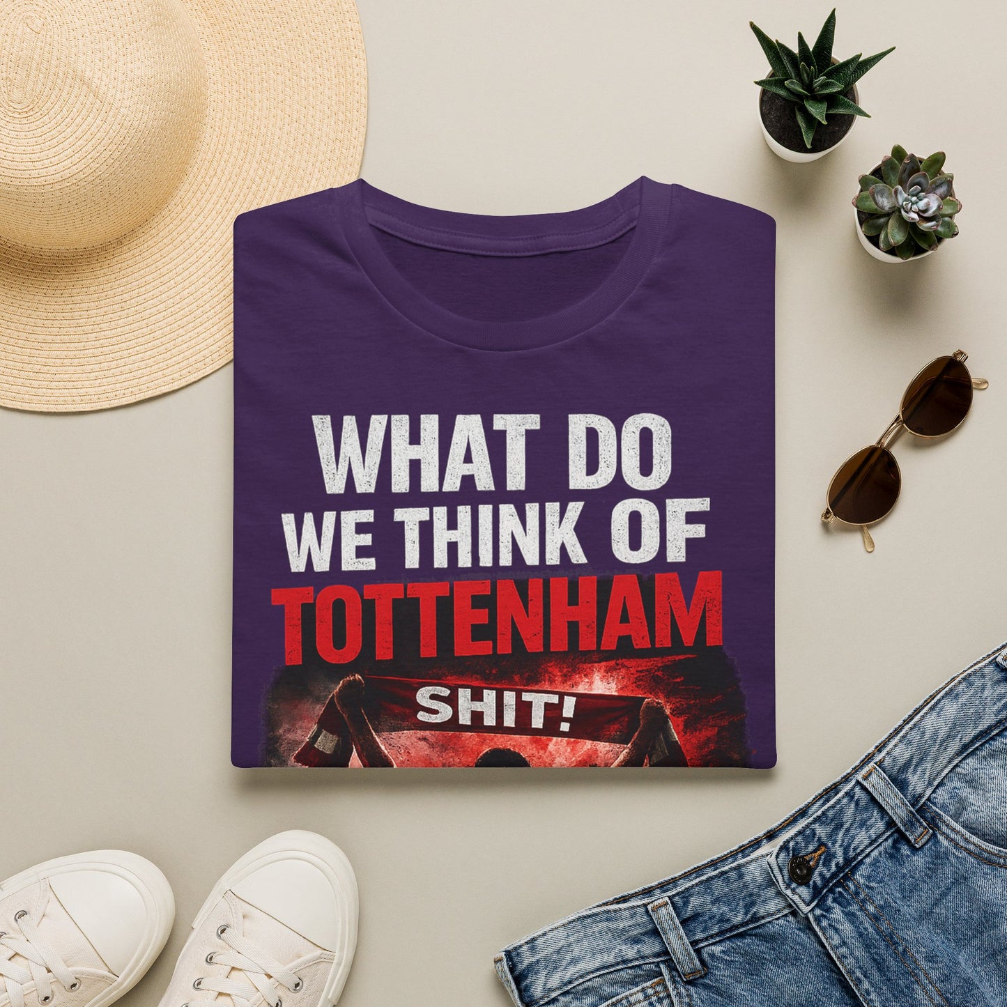 Arsenal "What Do We Think of Tottenham?" T-Shirt — Football Rivalry Tee