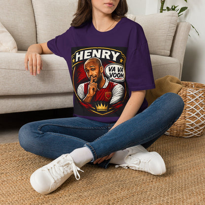 Arsenal 'Va Va Boom' Henry Football Legend T-Shirt