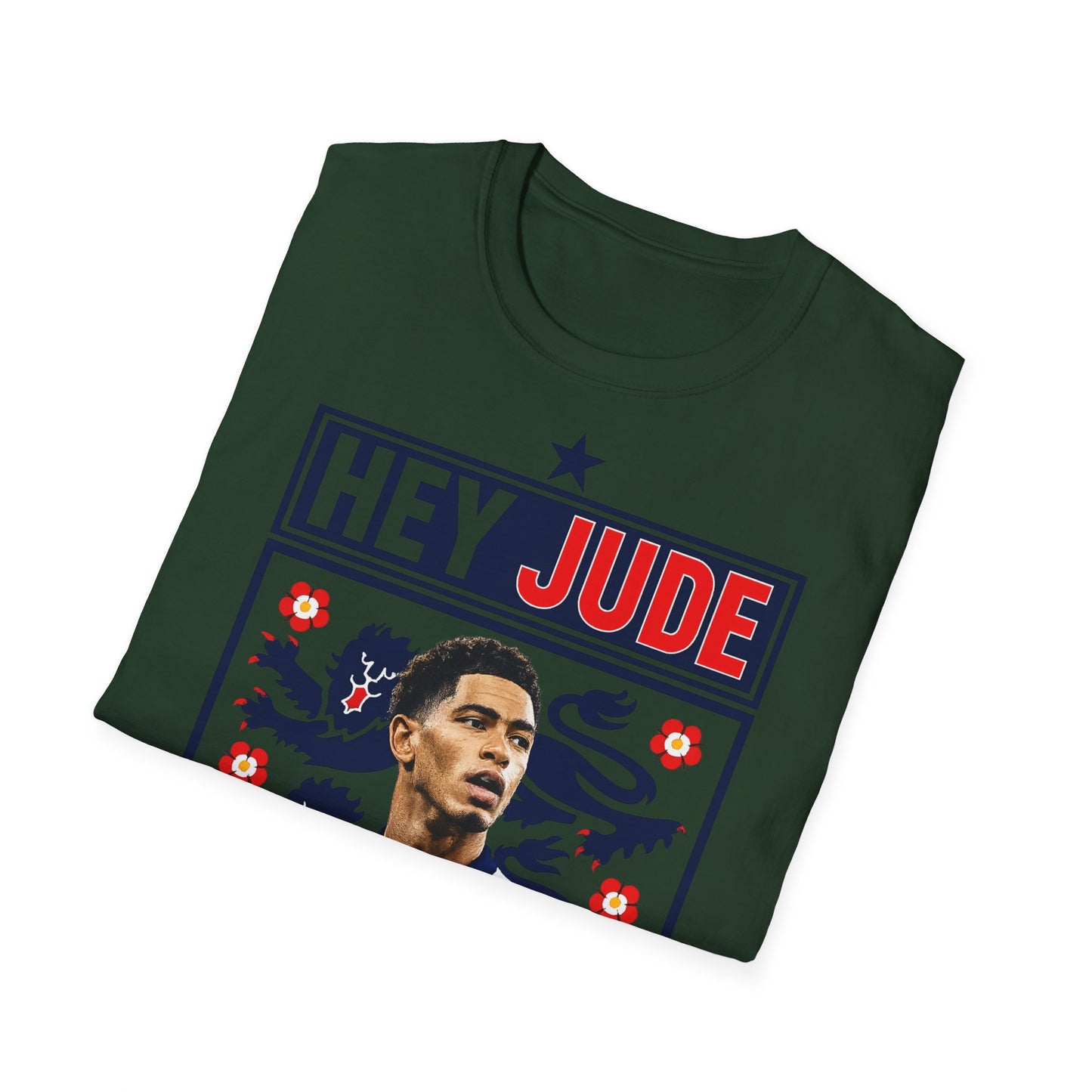 Hey Jude - Jude Bellingham England T-Shirt — Retro Football Graphic Tee