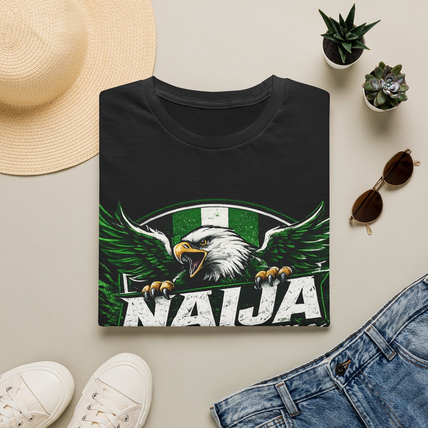 Naija No Dey Carry Last T-Shirt — Nigerian Super Eagles Football Fan Tee