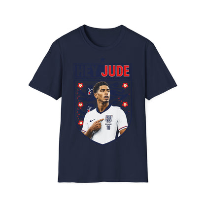 Hey Jude - Jude Bellingham England T-Shirt — Retro Football Graphic Tee