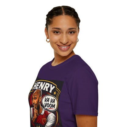 Arsenal 'Va Va Boom' Henry Football Legend T-Shirt