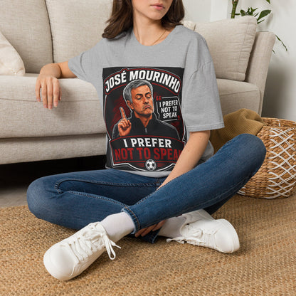 José Mourinho 'I Prefer Not to Speak' T-Shirt — Funny Football Manager Quote