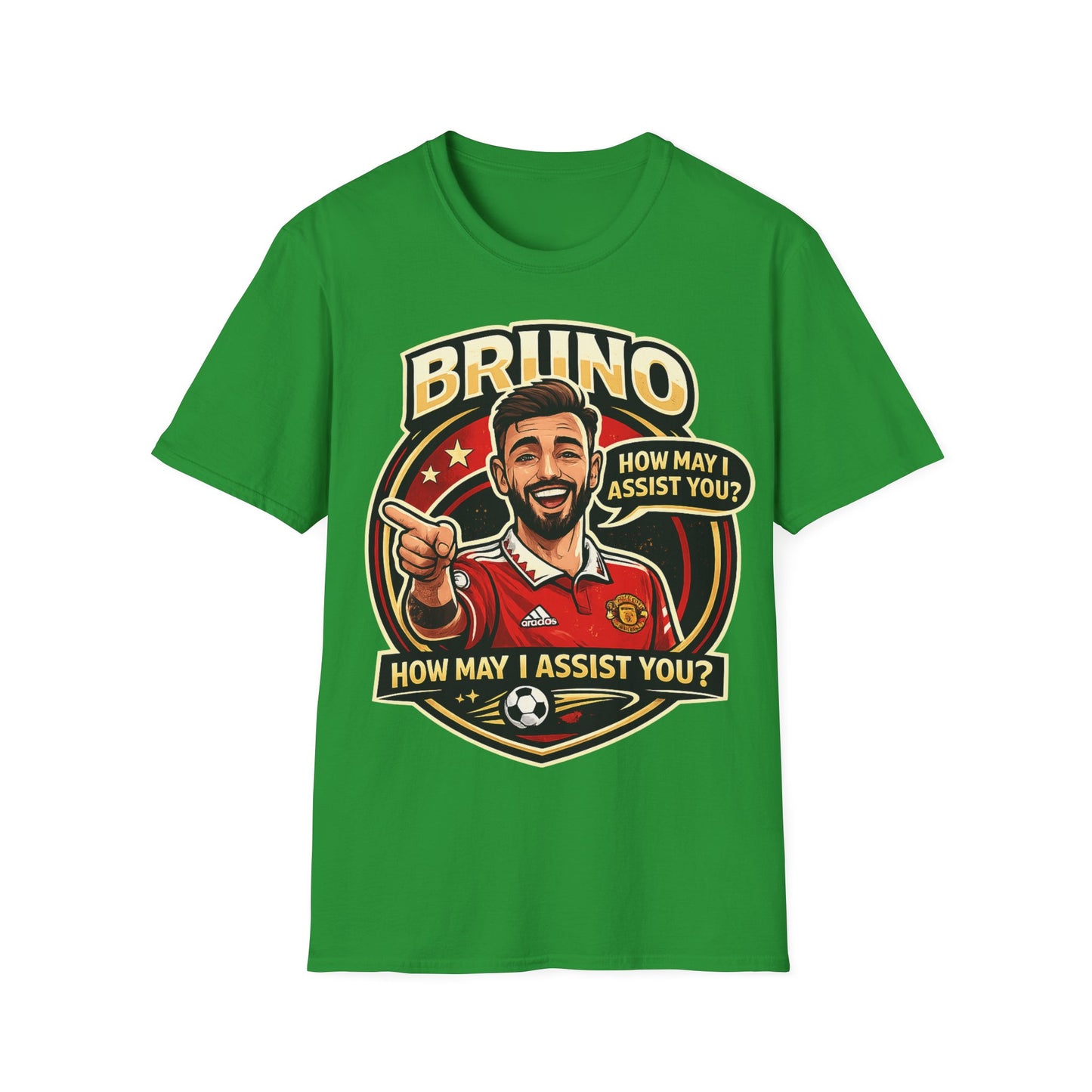 Bruno Fernandes Assist Record Celebration T-Shirt — Man United Fan Tee