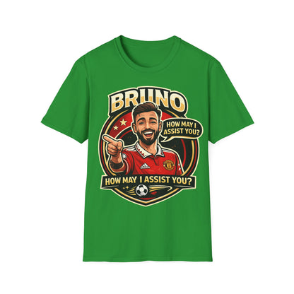 Bruno Fernandes Assist Record Celebration T-Shirt — Man United Fan Tee