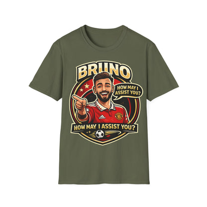 Bruno Fernandes Assist Record Celebration T-Shirt — Man United Fan Tee