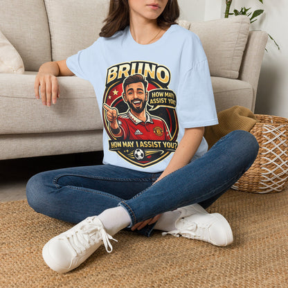 Bruno Fernandes Assist Record Celebration T-Shirt — Man United Fan Tee