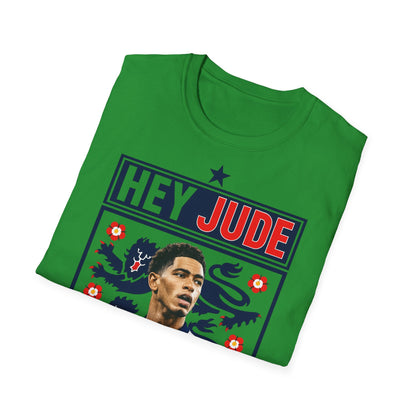 Hey Jude - Jude Bellingham England T-Shirt — Retro Football Graphic Tee