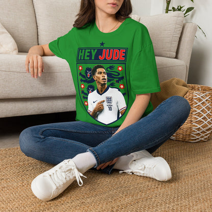 Hey Jude - Jude Bellingham England T-Shirt — Retro Football Graphic Tee