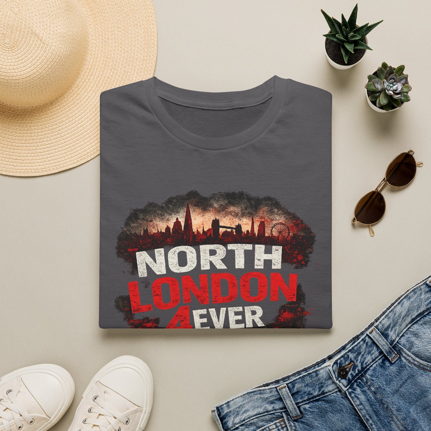 Arsenal 'North London 4ever' Champions T-Shirt