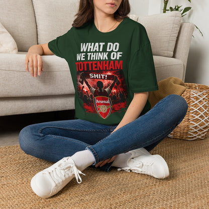 Arsenal "What Do We Think of Tottenham?" T-Shirt — Football Rivalry Tee