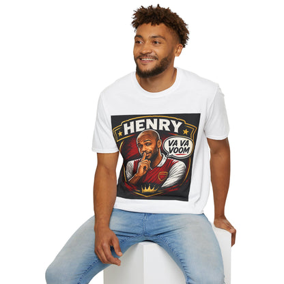 Arsenal 'Va Va Boom' Henry Football Legend T-Shirt