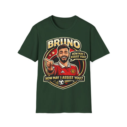 Bruno Fernandes Assist Record Celebration T-Shirt — Man United Fan Tee