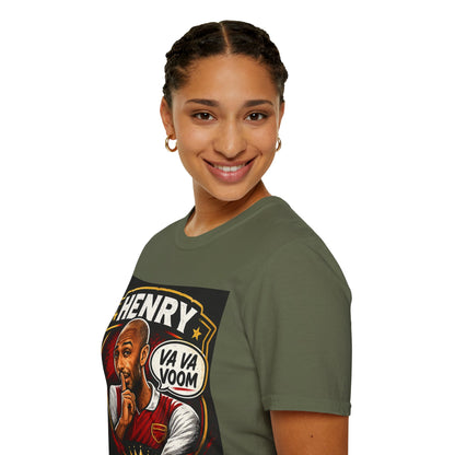 Arsenal 'Va Va Boom' Henry Football Legend T-Shirt