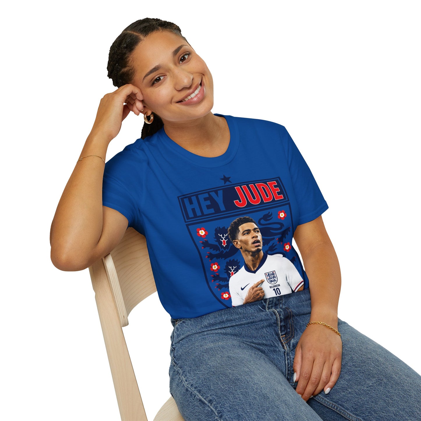 Hey Jude - Jude Bellingham England T-Shirt — Retro Football Graphic Tee