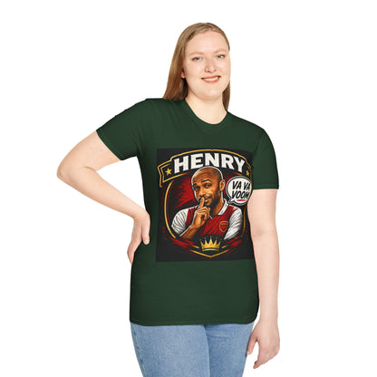 Arsenal 'Va Va Boom' Henry Football Legend T-Shirt