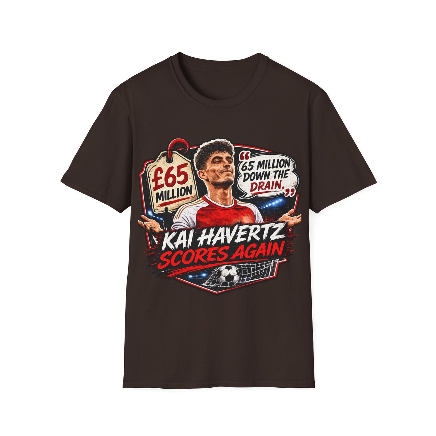Kai Havertz '65 Million Down the Drain' T-Shirt — Arsenal Football Tee