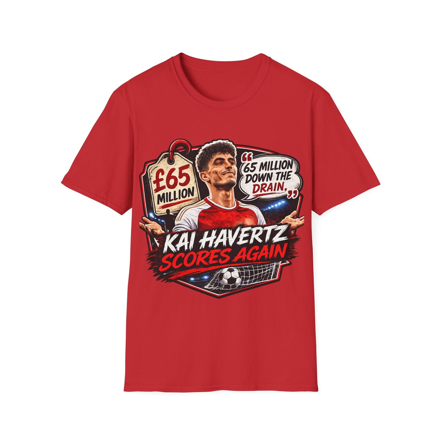 Kai Havertz '65 Million Down the Drain' T-Shirt — Arsenal Football Tee