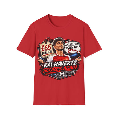 Kai Havertz '65 Million Down the Drain' T-Shirt — Arsenal Football Tee