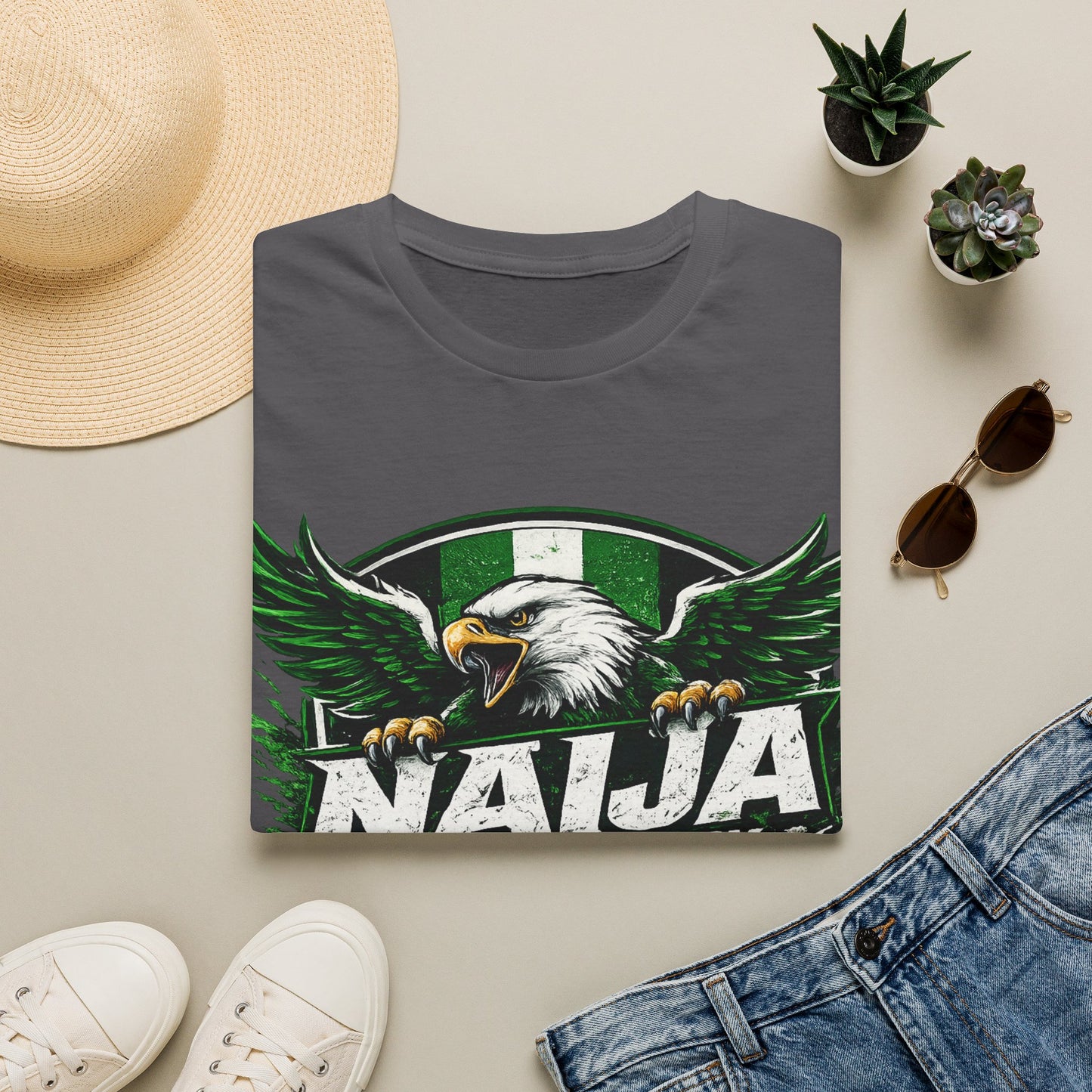 Naija No Dey Carry Last T-Shirt — Nigerian Super Eagles Football Fan Tee
