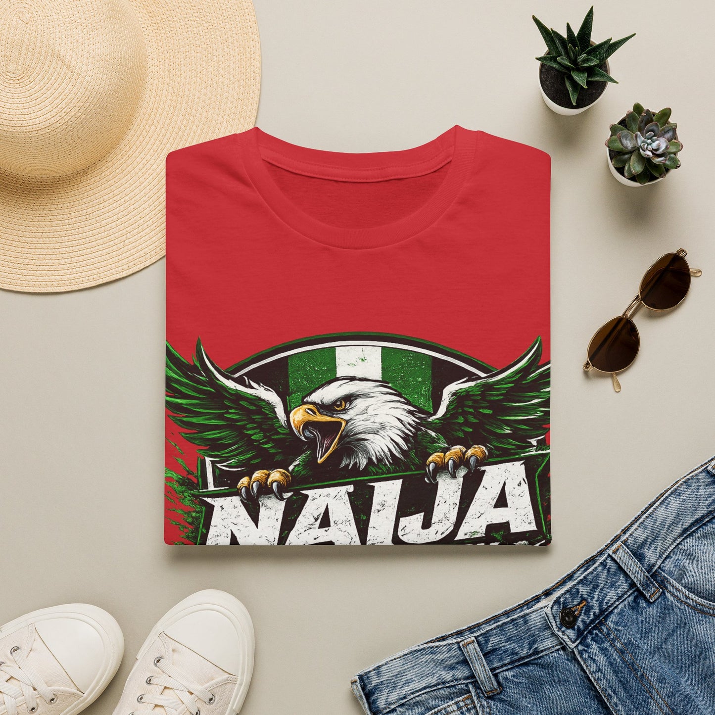 Naija No Dey Carry Last T-Shirt — Nigerian Super Eagles Football Fan Tee
